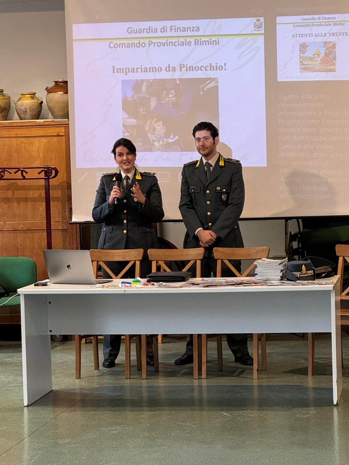 La Guardia di Finanza di Rimini presente al CEIS per il progetto